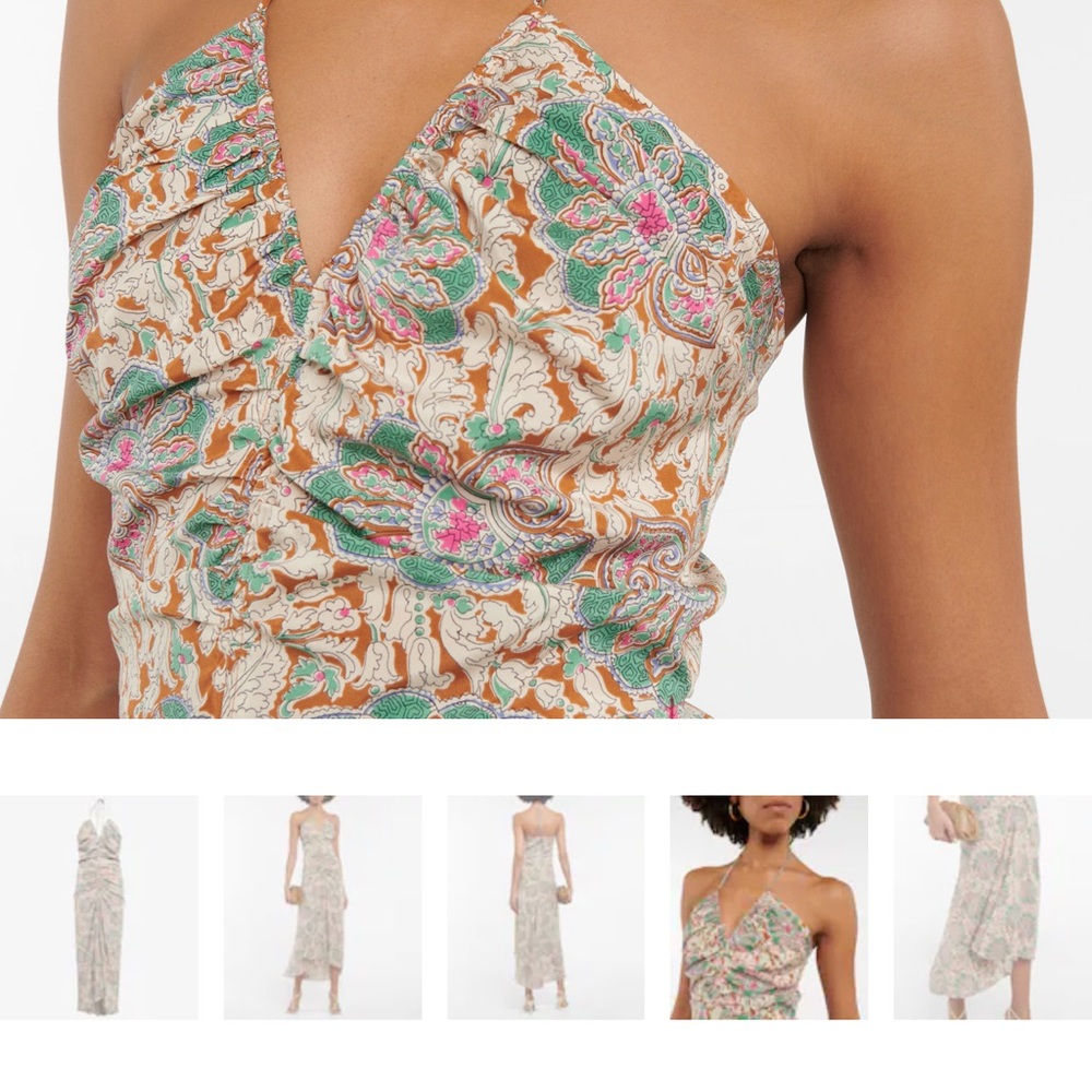 Veronica Beard Aldana Floral Silk-blend Dress
